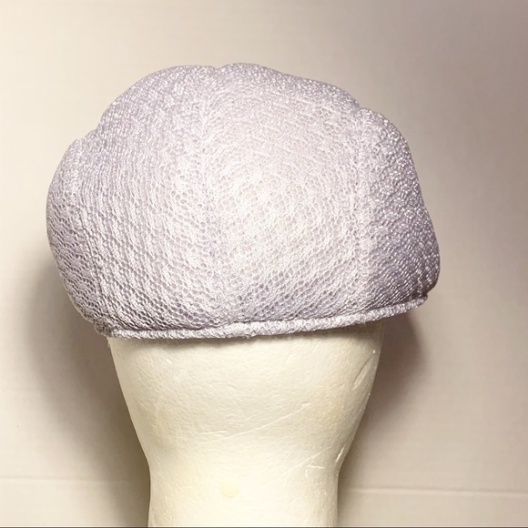 Men’s breathable beret hat, light grey/silver, light weight, size 58 cm circum. - Picture 4 of 7